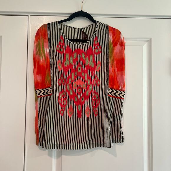 Ranna Gill Tops - Ranna Gill Women's Sleeveless Blouse‎ Bright Pink Medium Petite